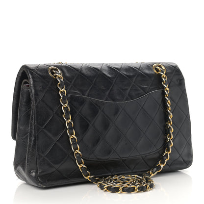 Chanel Lambskin Quilted Medium Double Flap Black 3 of 16
