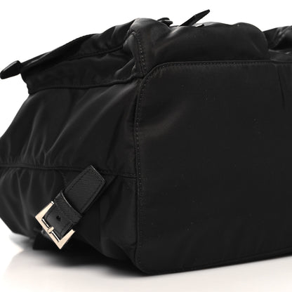 Prada Tessuto Nylon Saffiano Medium Backpack Black 9 of 10