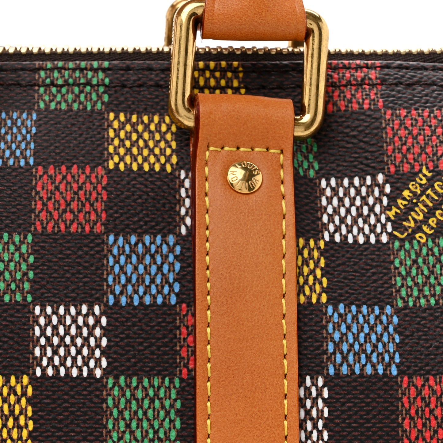 LV Vers Damier Ebene Keepall Bandouliere 25