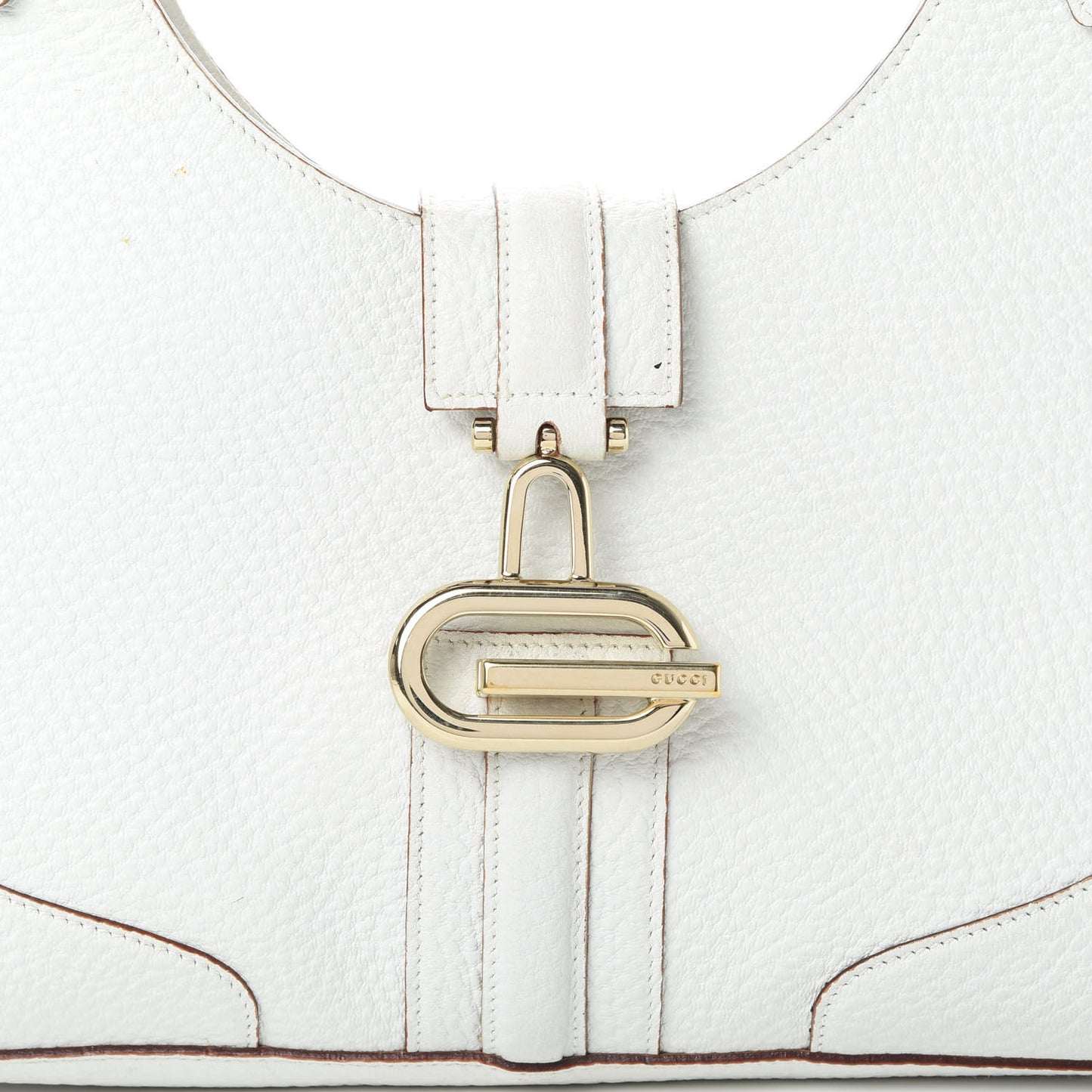 Calfskin Junco Shoulder Bag White