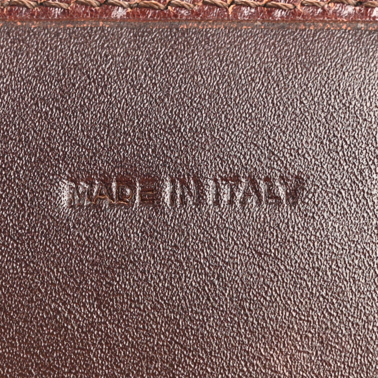 Burberry Calfskin House Check Studded Wallet Dark Tan 7 of 14