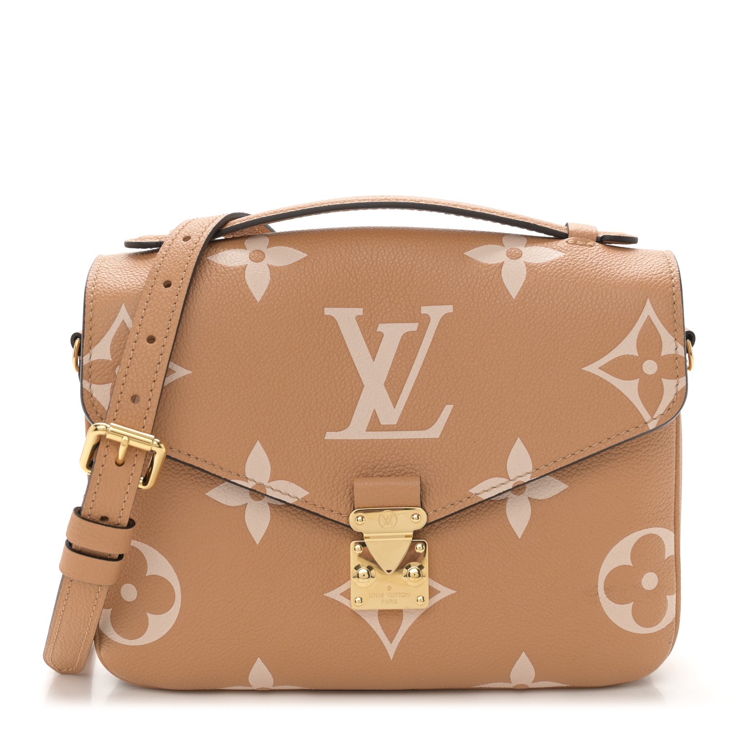 Louis Vuitton Empreinte Monogram Giant Pochette Metis Arizona Beige 1 of 9