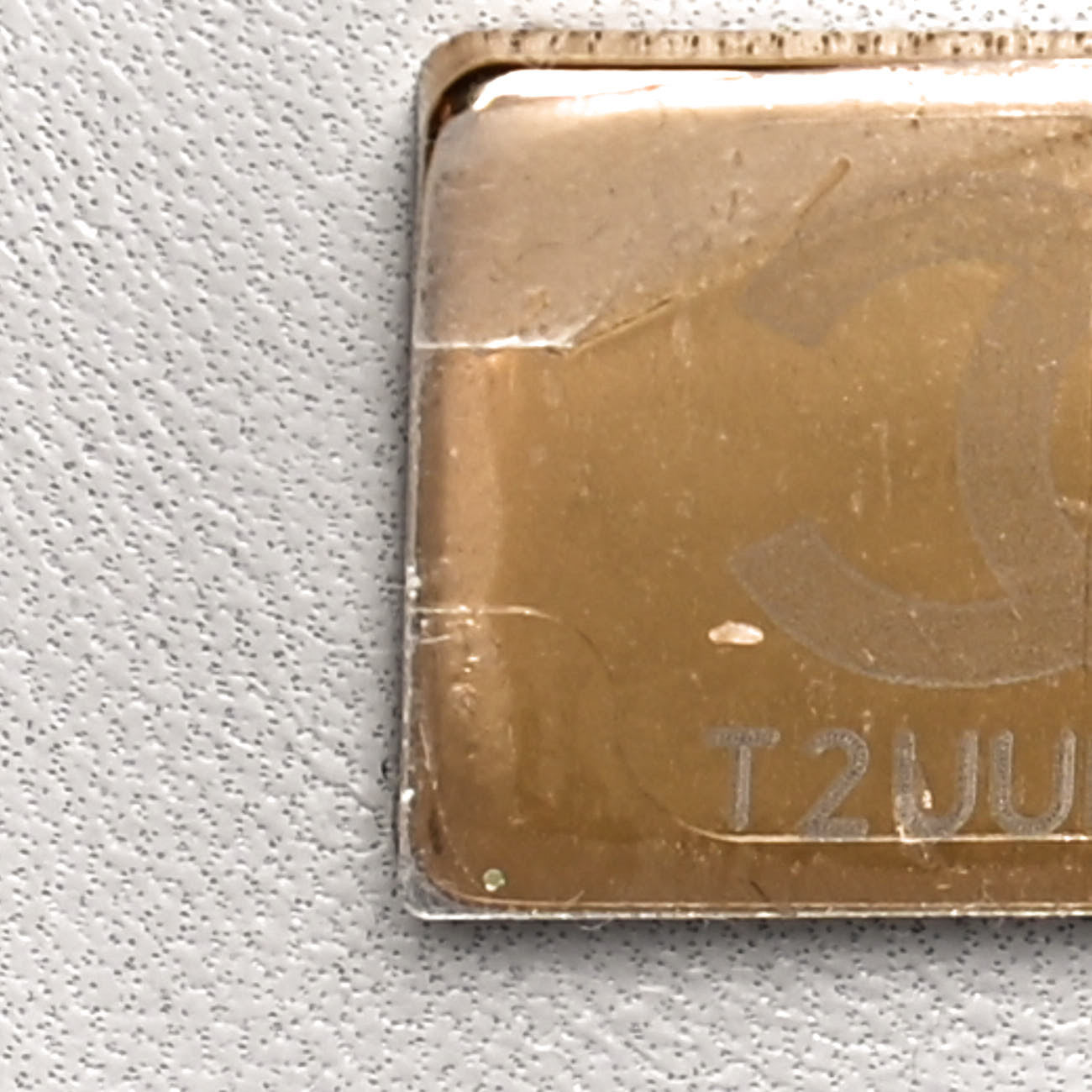 Caviar Quilted Small Double Flap Grey