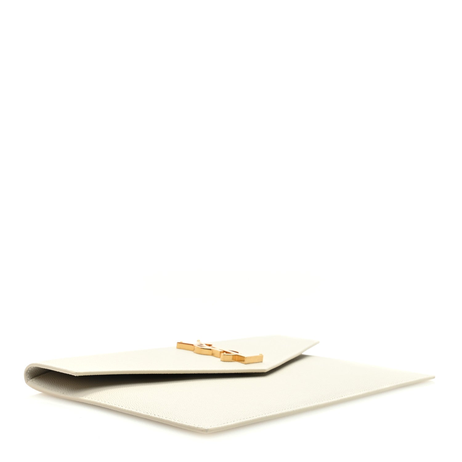Saint Laurent SAINT LAURENT Grain De Poudre Uptown Pouch Crema Soft 4 of 7