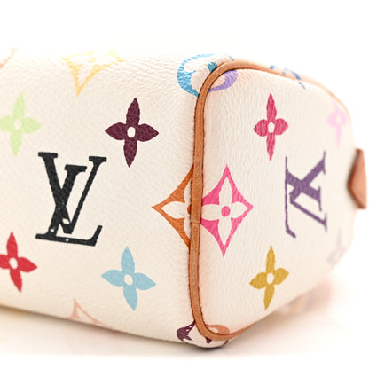 Louis Vuitton Monogram Multicolor Mini Sac HL Speedy White 9 of 11
