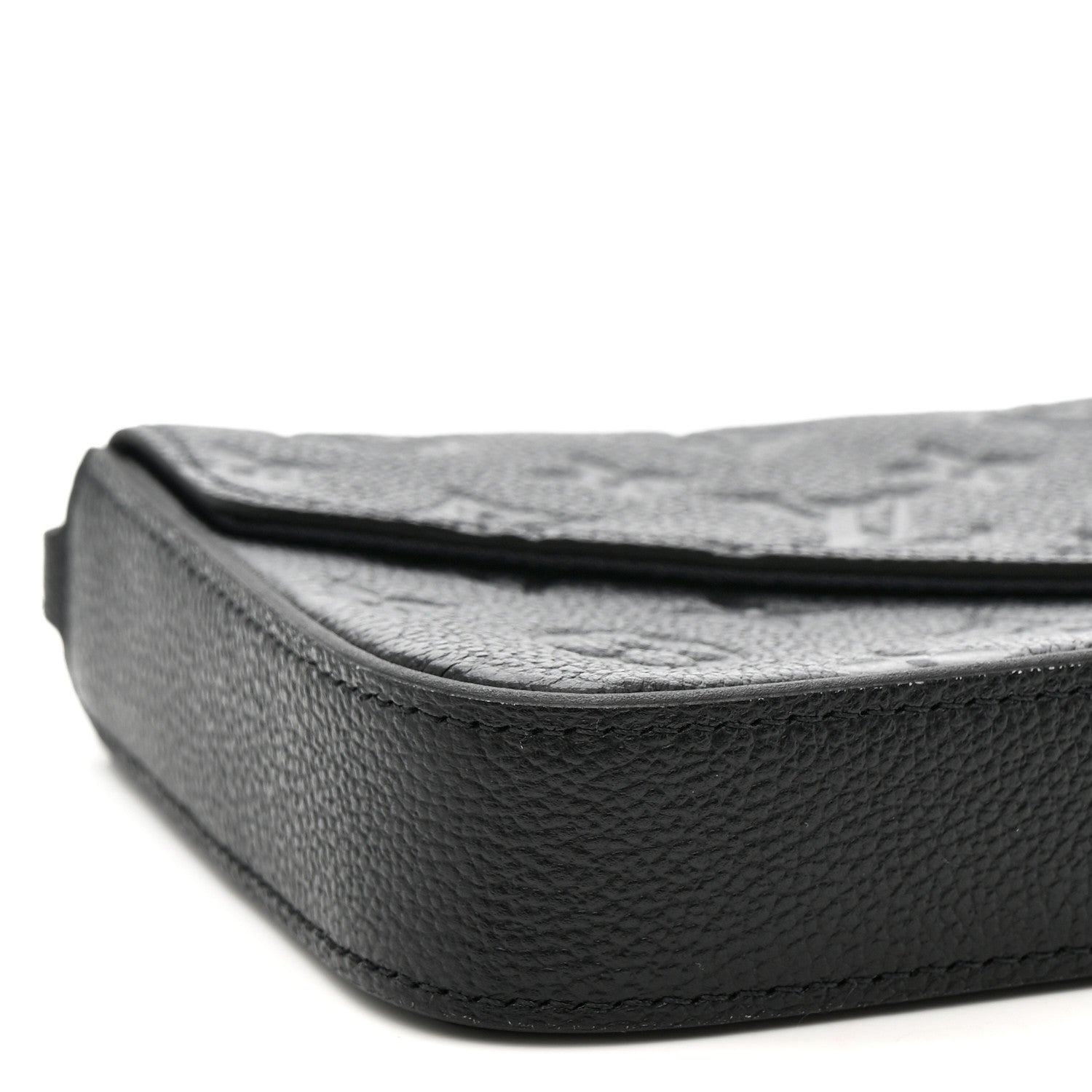 Louis Vuitton Empreinte Pochette Felicie Chain Wallet Black 9 of 14
