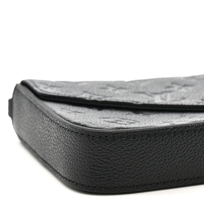 Louis Vuitton Empreinte Pochette Felicie Chain Wallet Black 9 of 14