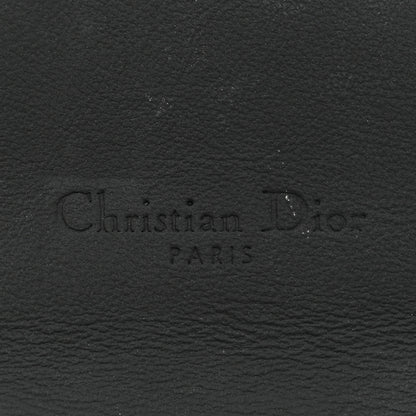 Christian Dior Ultra Matte Calfskin Saddle Chain Wallet Pouch Black 11 of 18