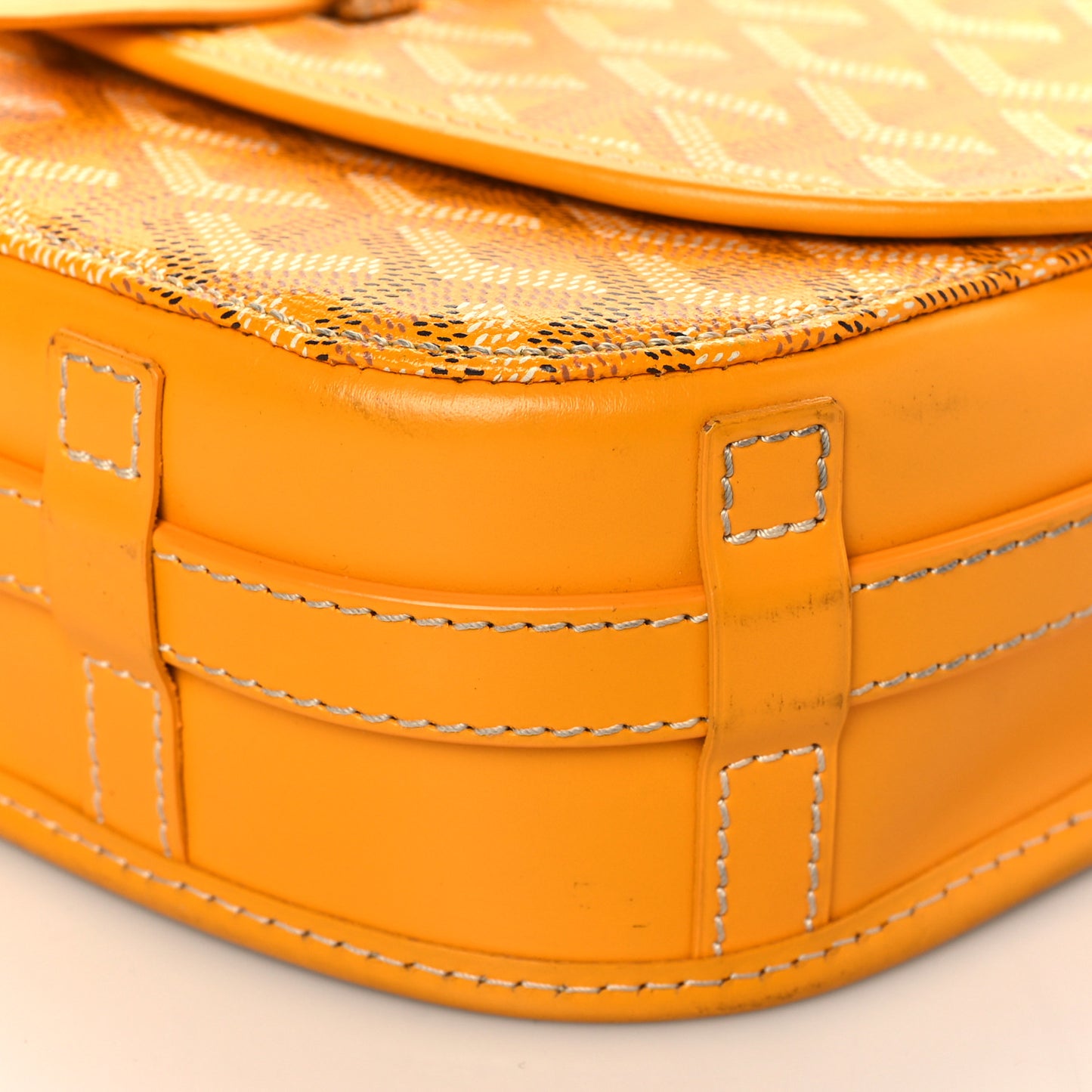 Goyardine Belvedere II PM Messenger Bag Yellow