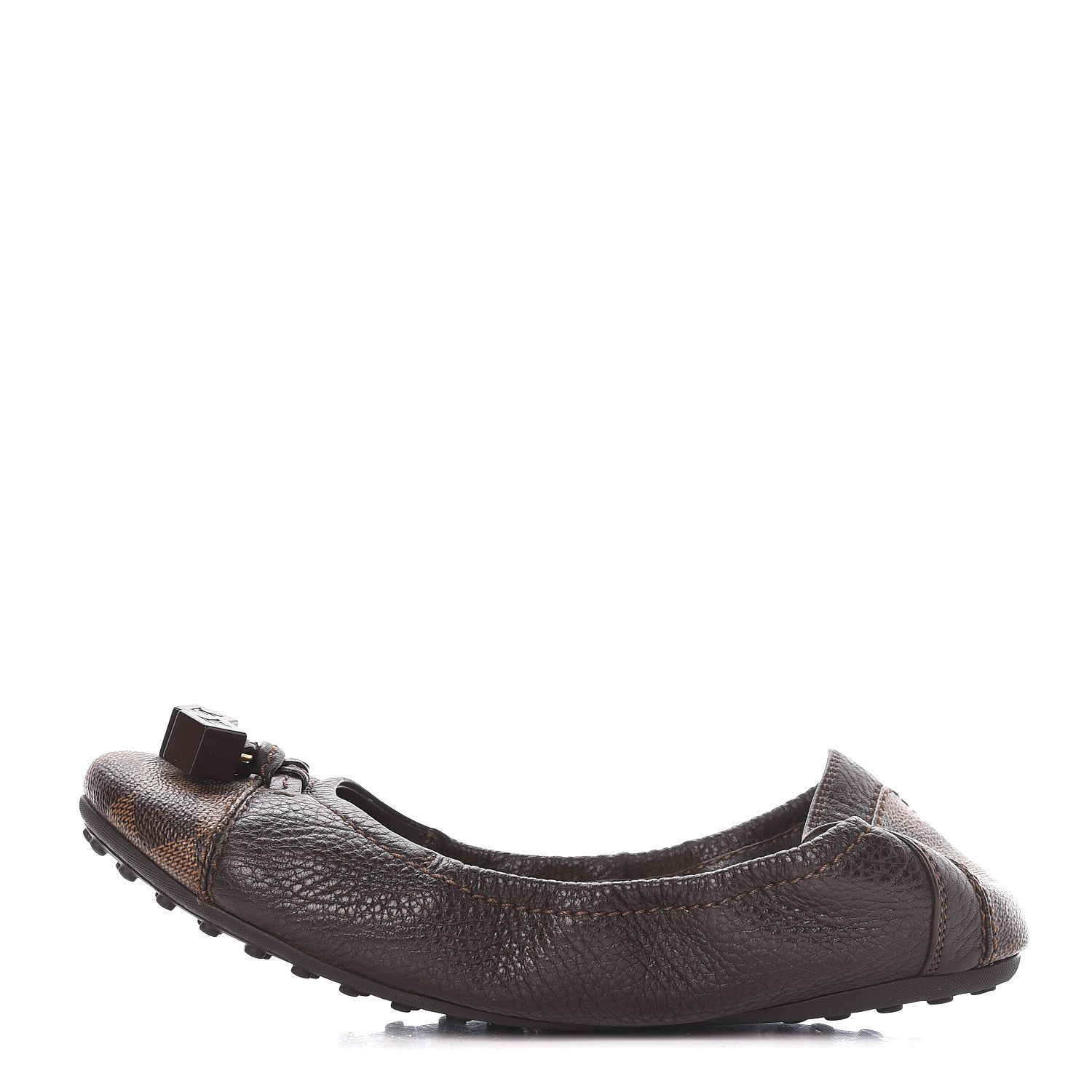 Louis Vuitton Damier Ebene Lovely Ballet Flats 39 1 of 16