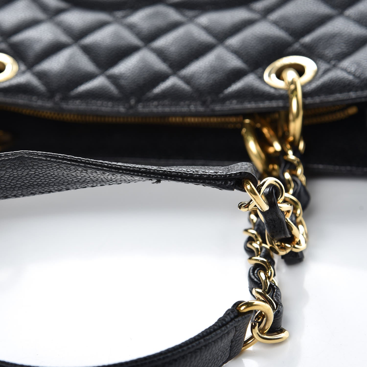 Chanel Caviar Quilted Grand Shopping Tote GST Black 15 of 15
