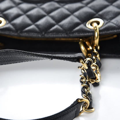 Chanel Caviar Quilted Grand Shopping Tote GST Black 15 of 15