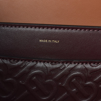 Burberry Calfskin Embossed Monogram Small Belt Bag Oxblood 6 of 10