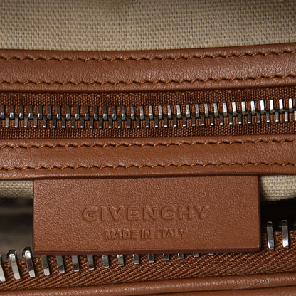 Givenchy Calfskin Suede Small Studded Chevron Antigona Cognac 8 of 8