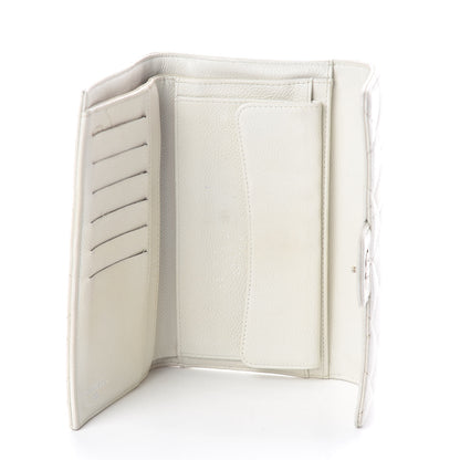 Chanel Caviar Quilted Large Flap Wallet White 5 of 13