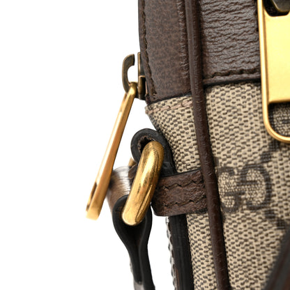 Gucci GG Supreme Monogram Web Small Ophidia Messenger Bag Brown 12 of 13