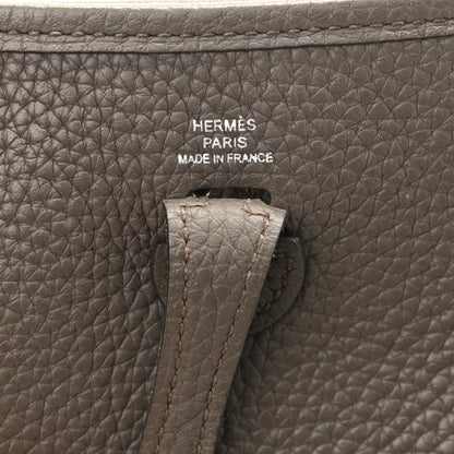 Hermes Taurillon Clemence Evelyne TPM Etain 6 of 12