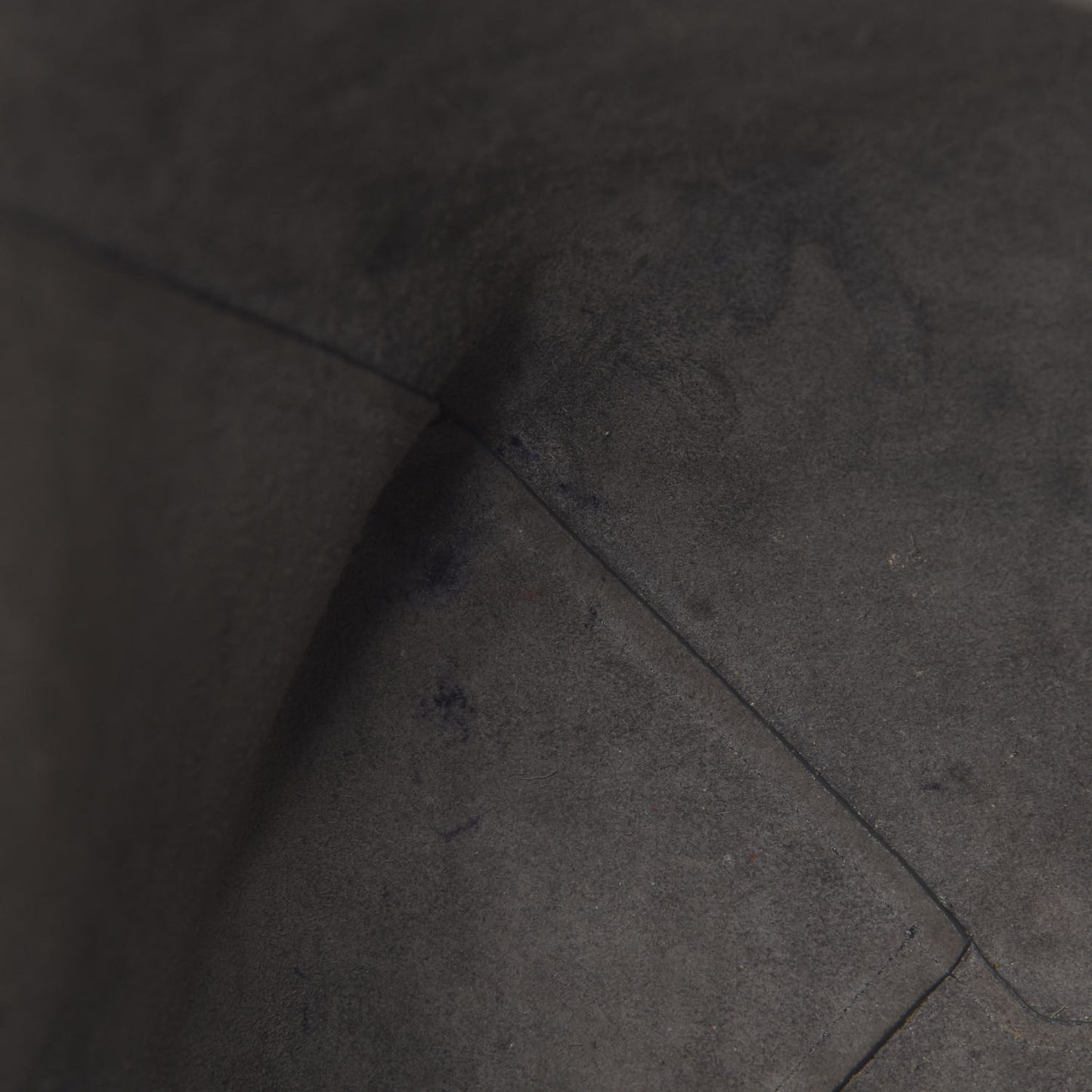 Soft Grained Calfskin Small Belt Cabas Phantom Medium Grey