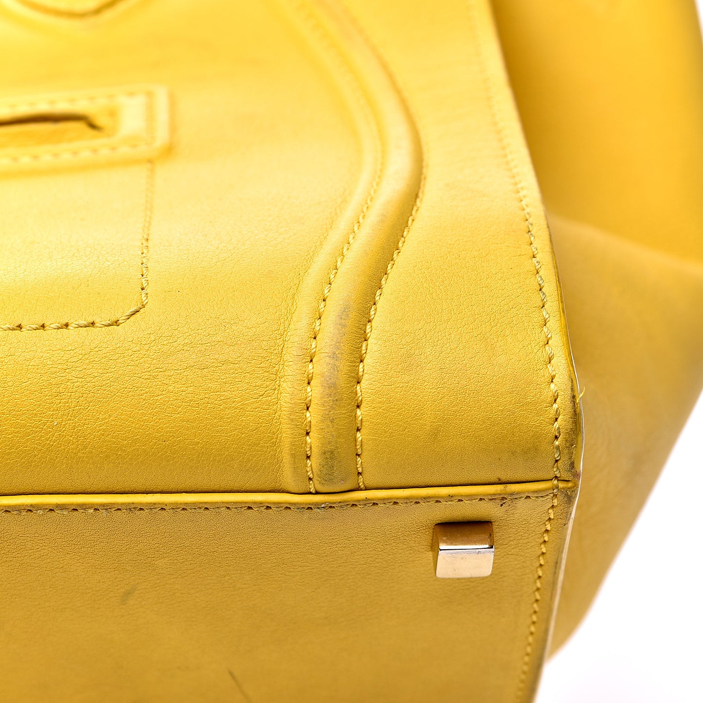 Supple Calfskin Medium Phantom Luggage Yellow