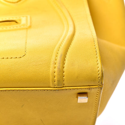 Celine Supple Calfskin Medium Phantom Luggage Yellow 11 of 24