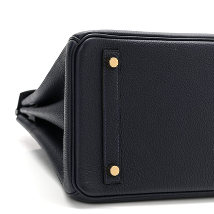 Hermes Togo Birkin 30 Bleu Nuit 5 of 11