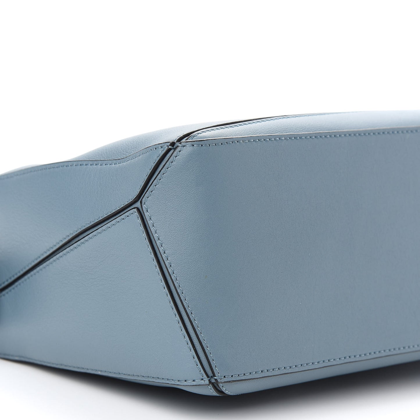 Calfskin Small Puzzle Bag Stone Blue