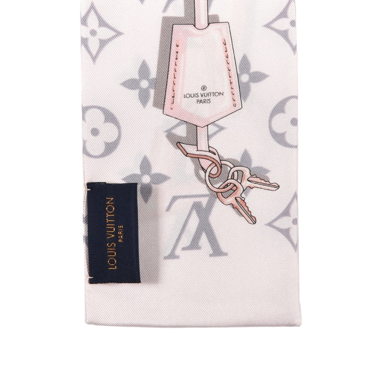 Silk Monogram Confidential Bandeau Light Pink