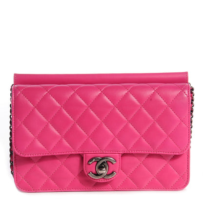 Chanel Lambskin Quilted Medium Crossing Times Flap Pink 1 of 7