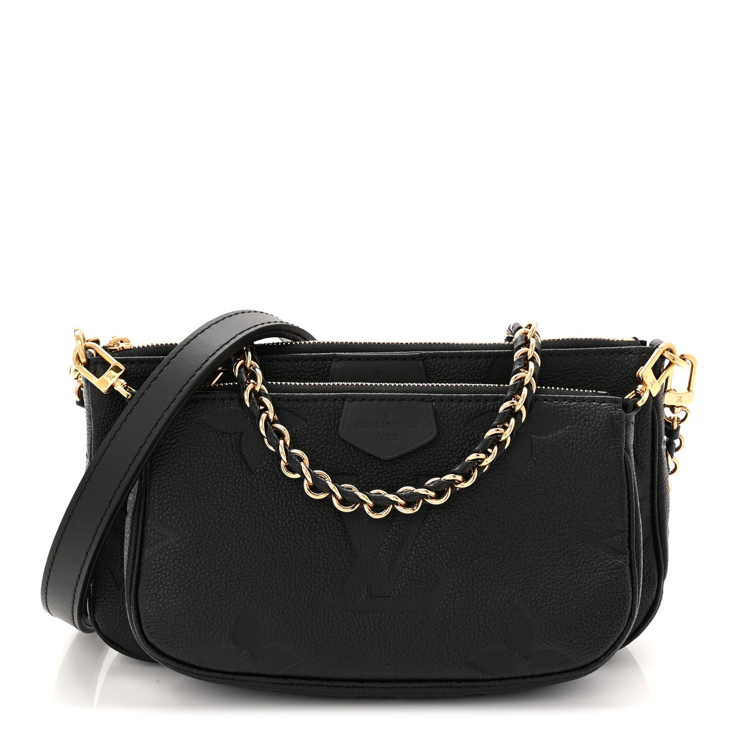 Louis Vuitton Empreinte Monogram Giant Multi Pochette Accessories Black 1 of 10