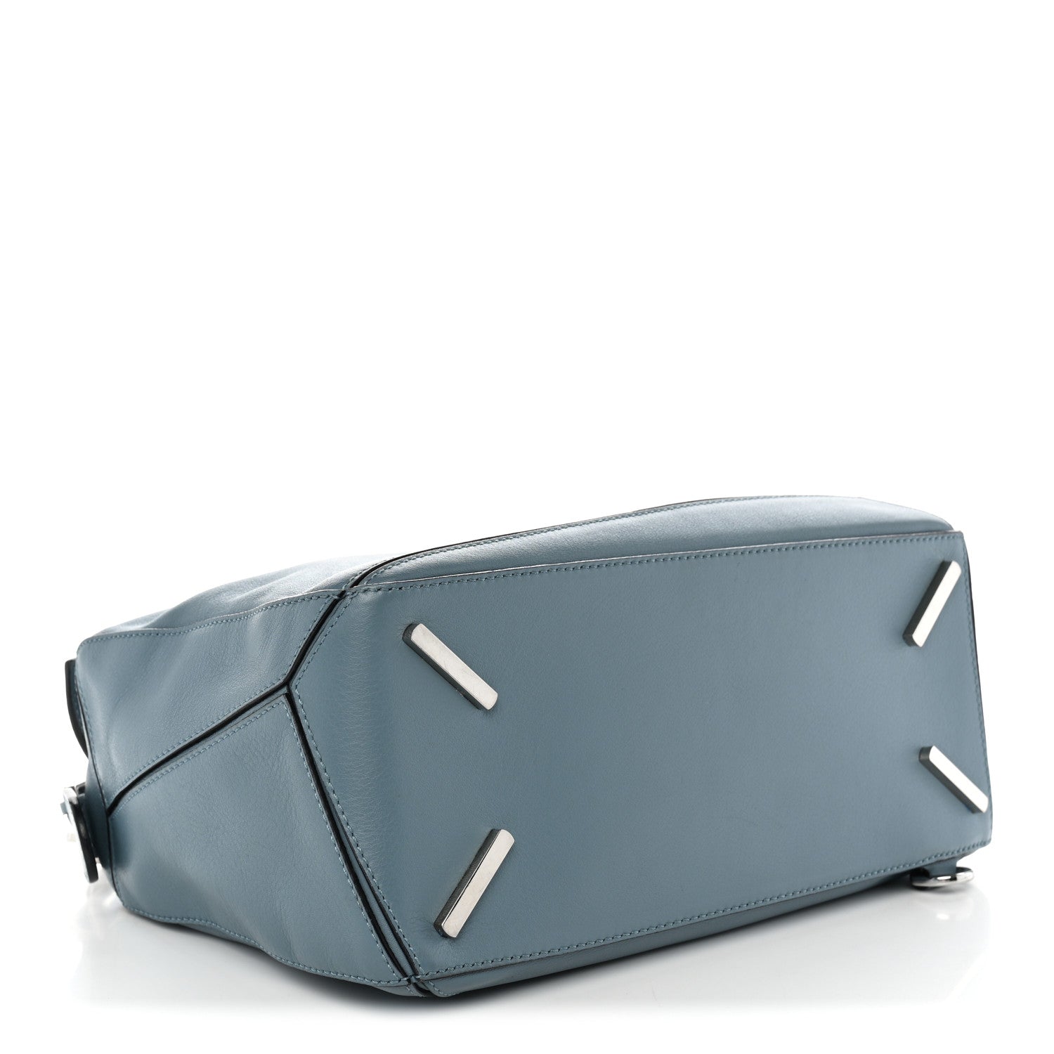 Loewe Calfskin Medium Puzzle Bag Stone Blue 4 of 11
