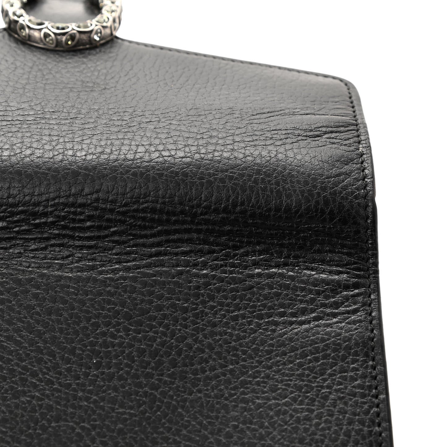 Calfskin Mini Dionysus Chain Wallet Black
