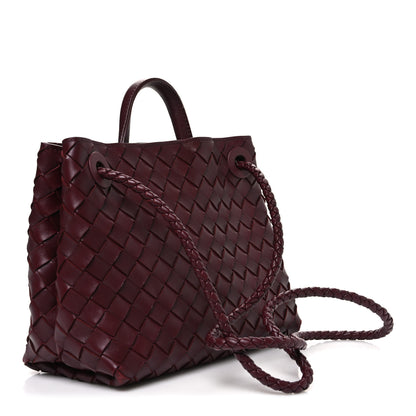 Bottega Veneta Nappa Intrecciato Small Andiamo Shoulder Bag Barolo 3 of 9