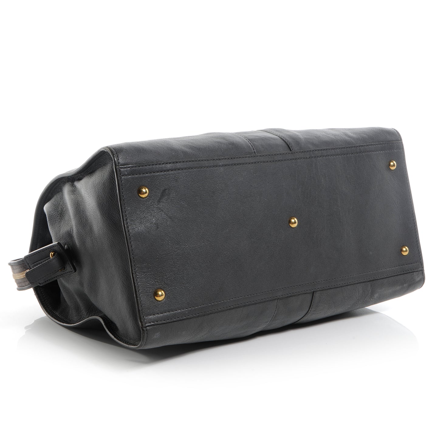 Leather Large Cabas ChYc Bag Grey