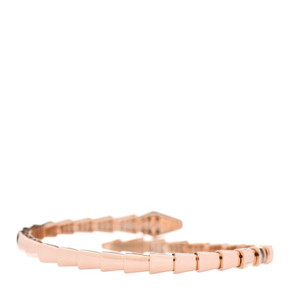 Bulgari 18K Rose Gold Diamond Serpenti Viper Bracelet S 2 of 4