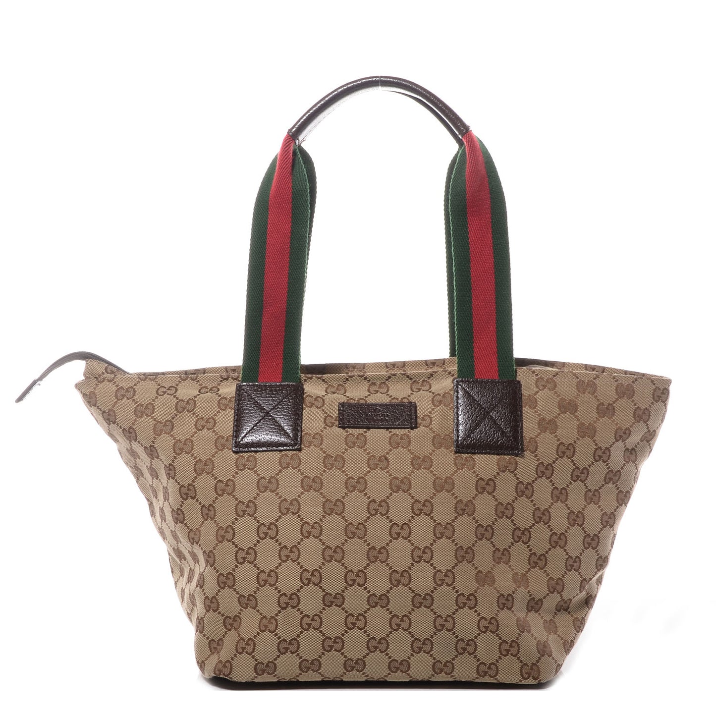 GG Monogram Medium Web Handle Bucket Tote