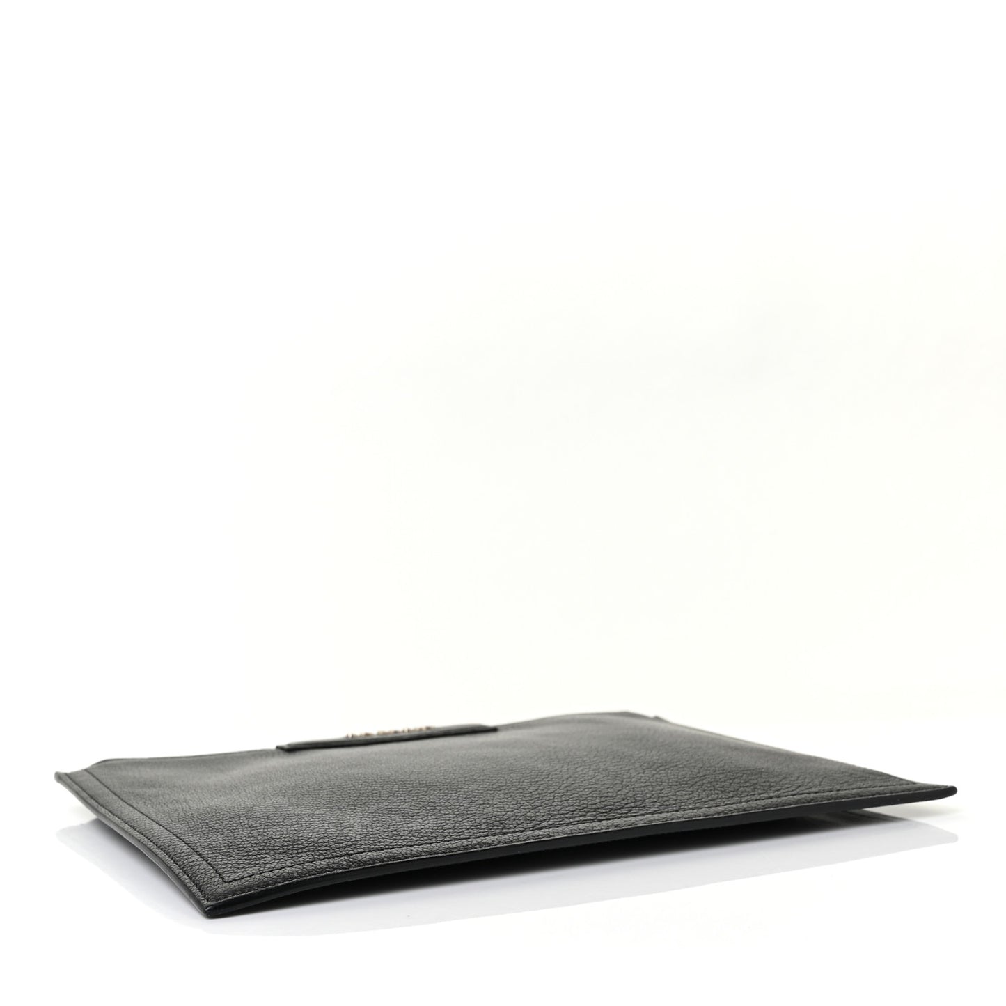 Sugar Goatskin Medium Antigona Pouch Black