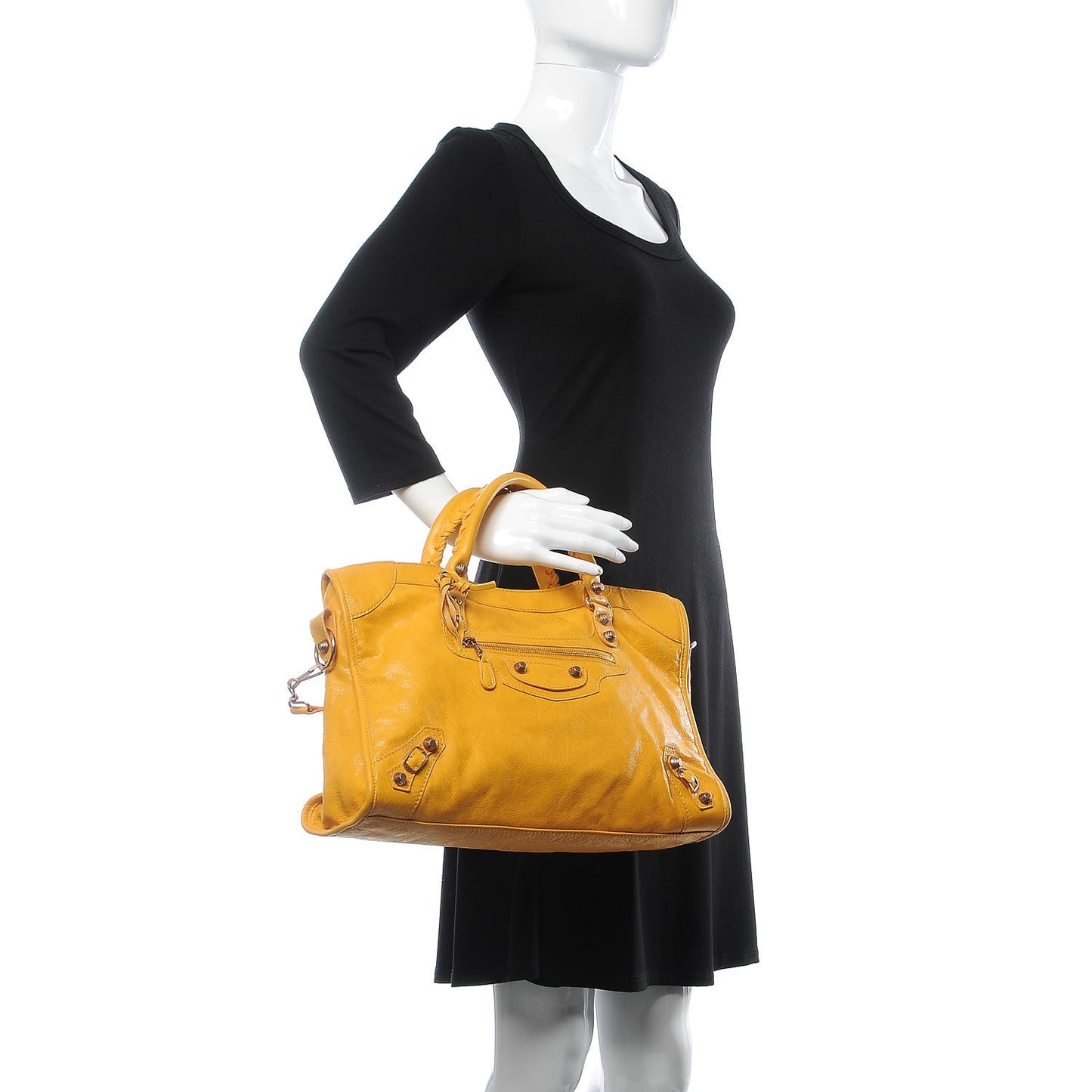 Agneau Giant 12 Rose Gold Hardware City Mangue