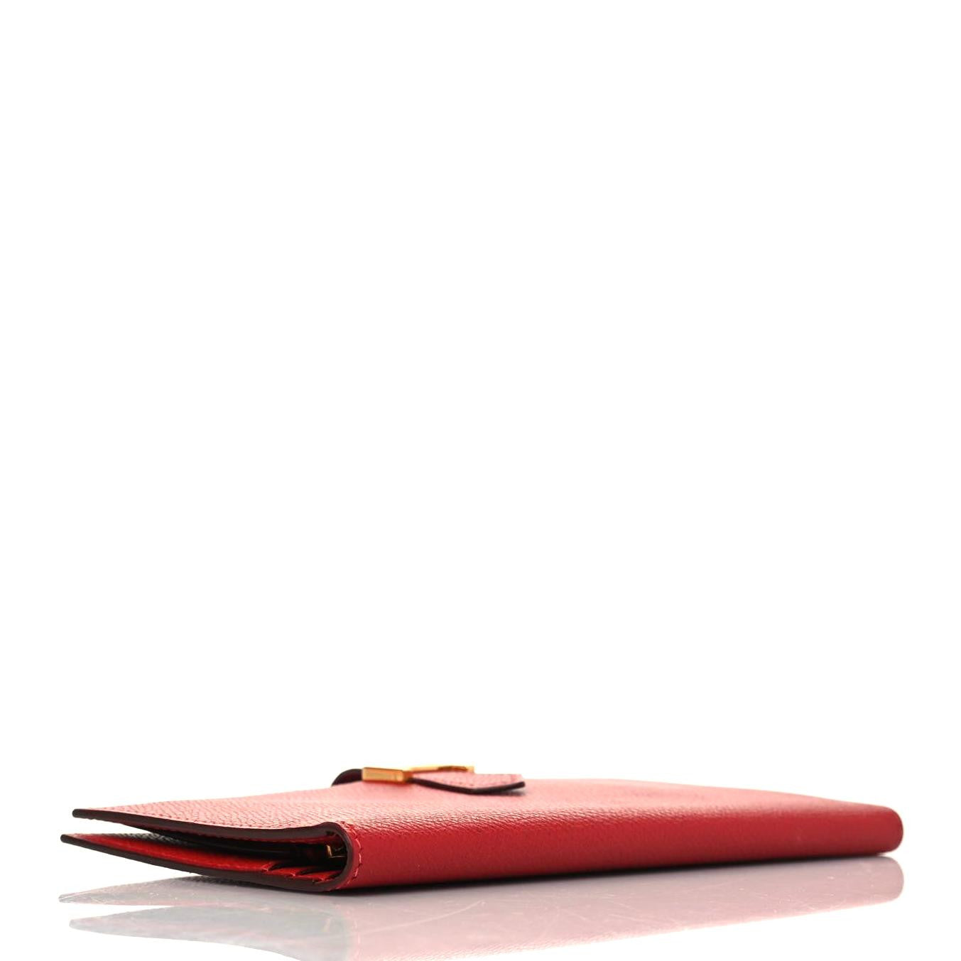 Epsom Bearn Gusset Wallet Rouge Casaque