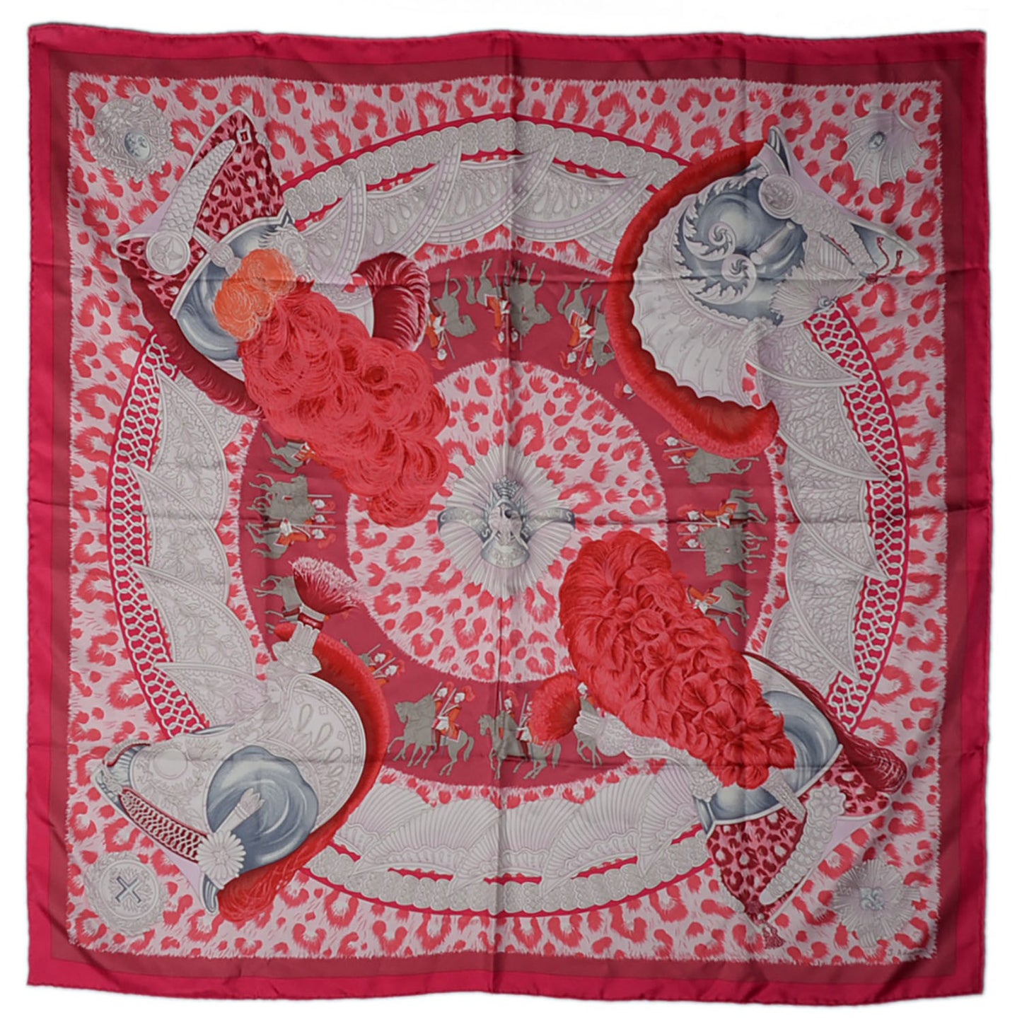 Silk Casques et Plumets Scarf 90
