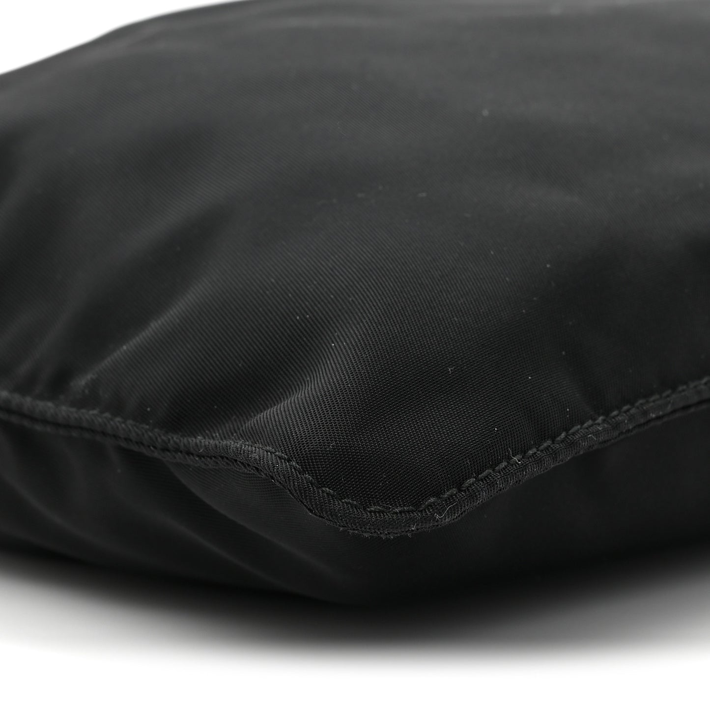 Nylon Vela Flat Messenger Bag Black