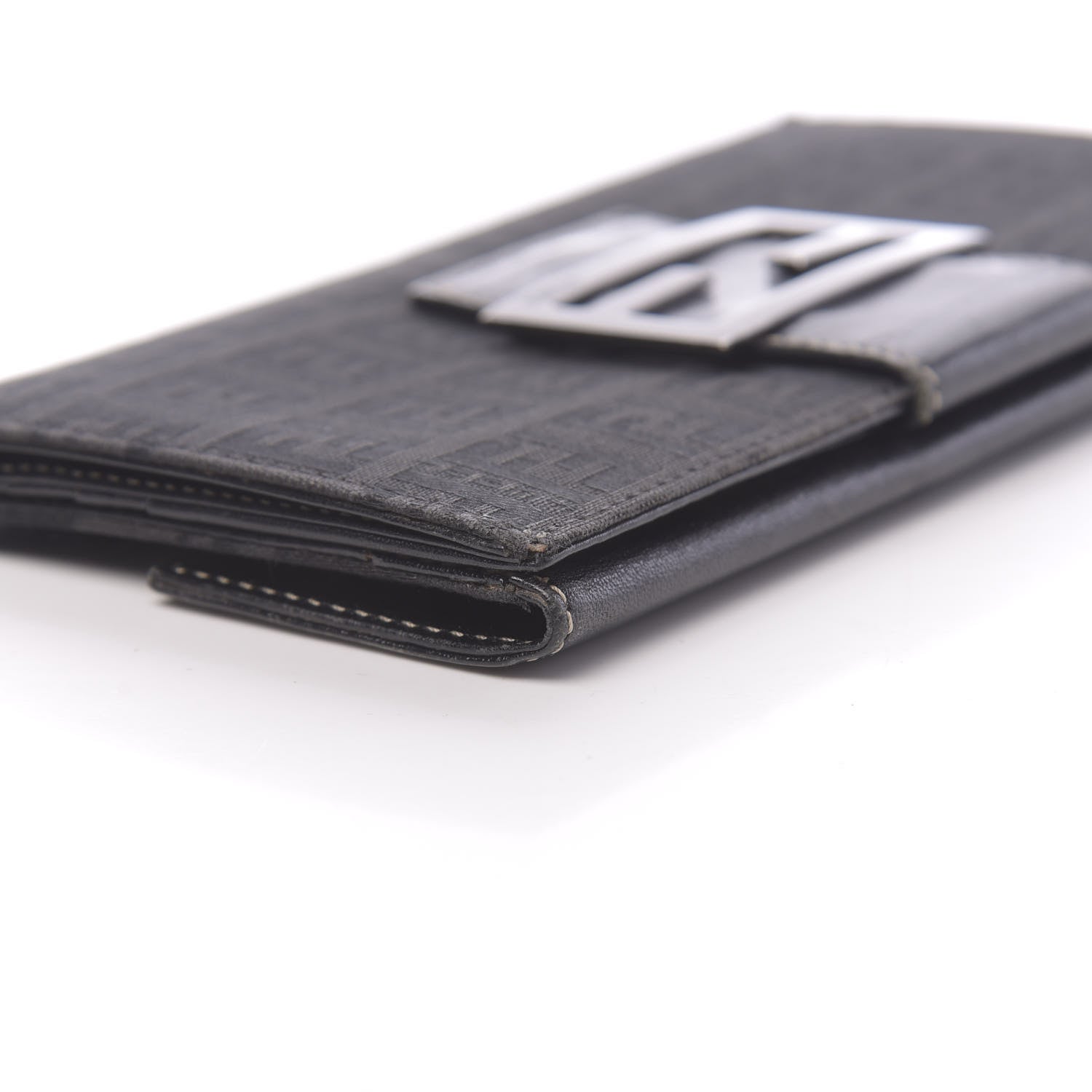 Fendi Zucchino Long Wallet Black 11 of 15