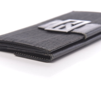 Fendi Zucchino Long Wallet Black 11 of 15