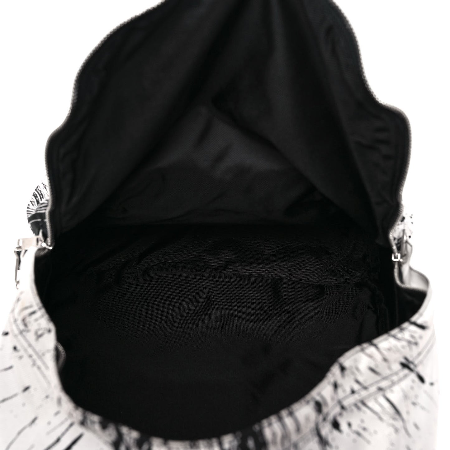 x Christian Marclay Canvas Backpack White Black