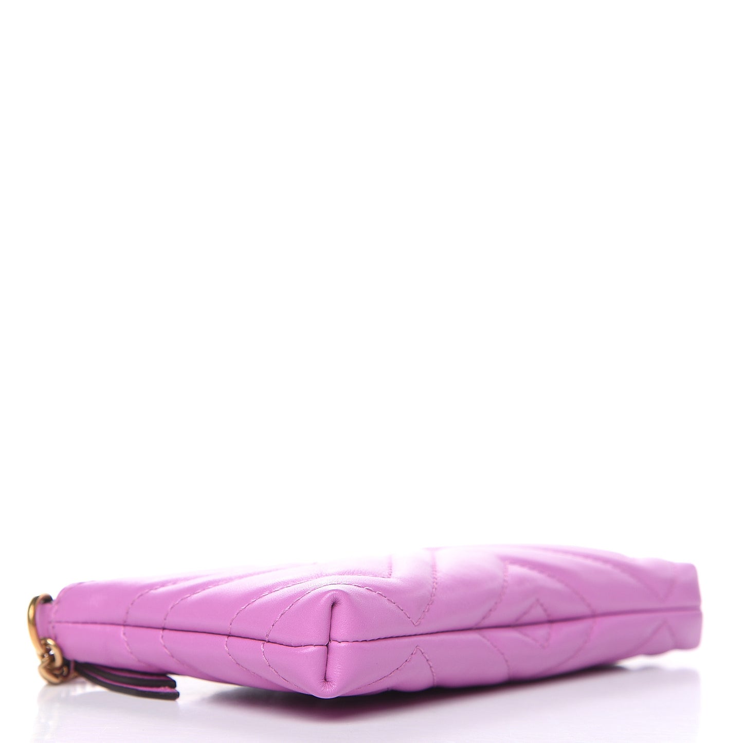 Calfskin Matelasse Mini GG Marmont Chain Bag Candy Mousse