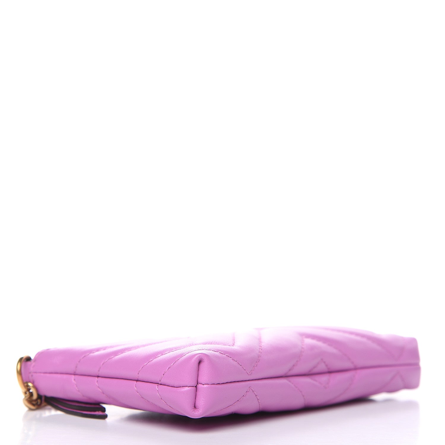 Gucci Calfskin Matelasse Mini GG Marmont Chain Bag Candy Mousse 4 of 9