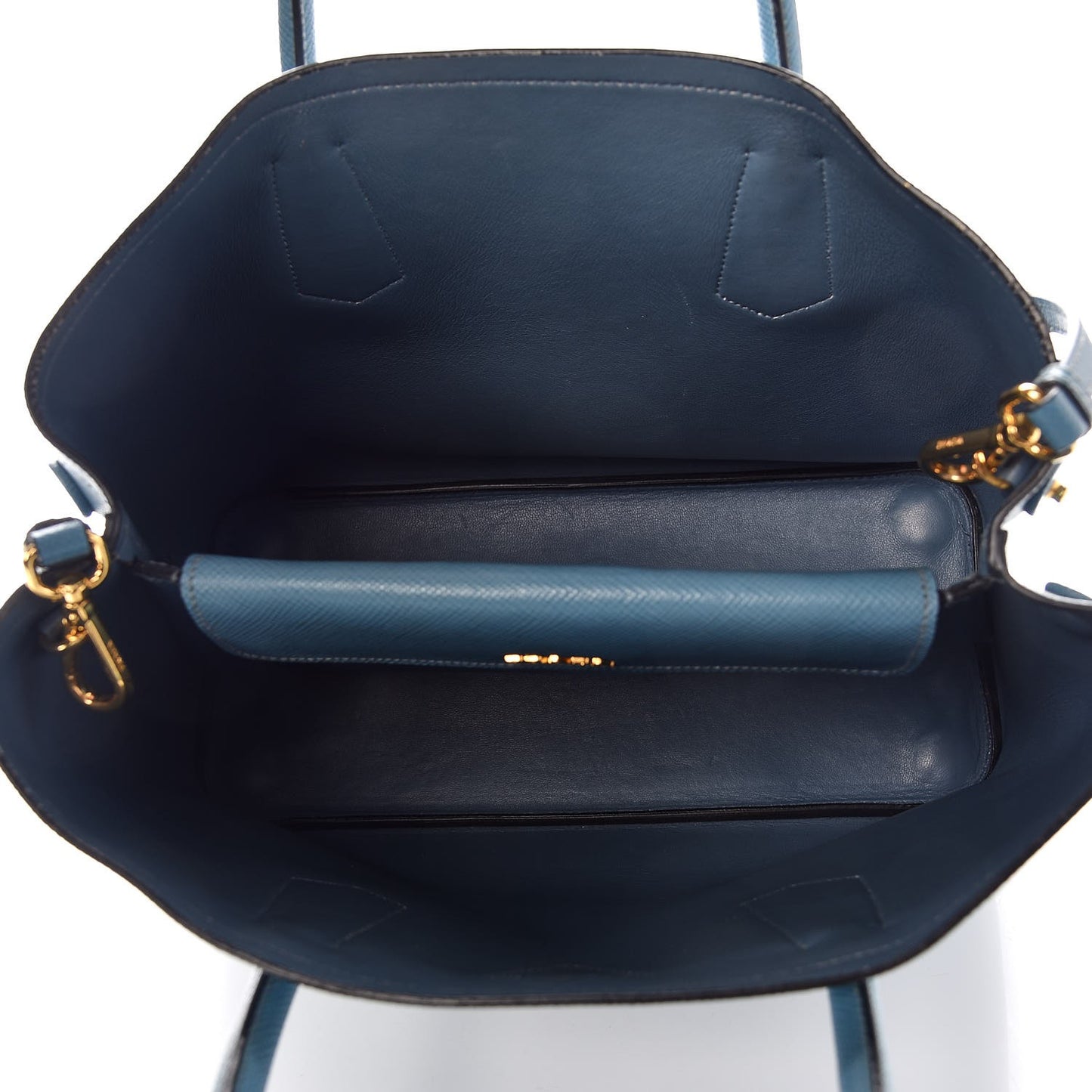 Saffiano Cuir Small Double Bag Aviazione