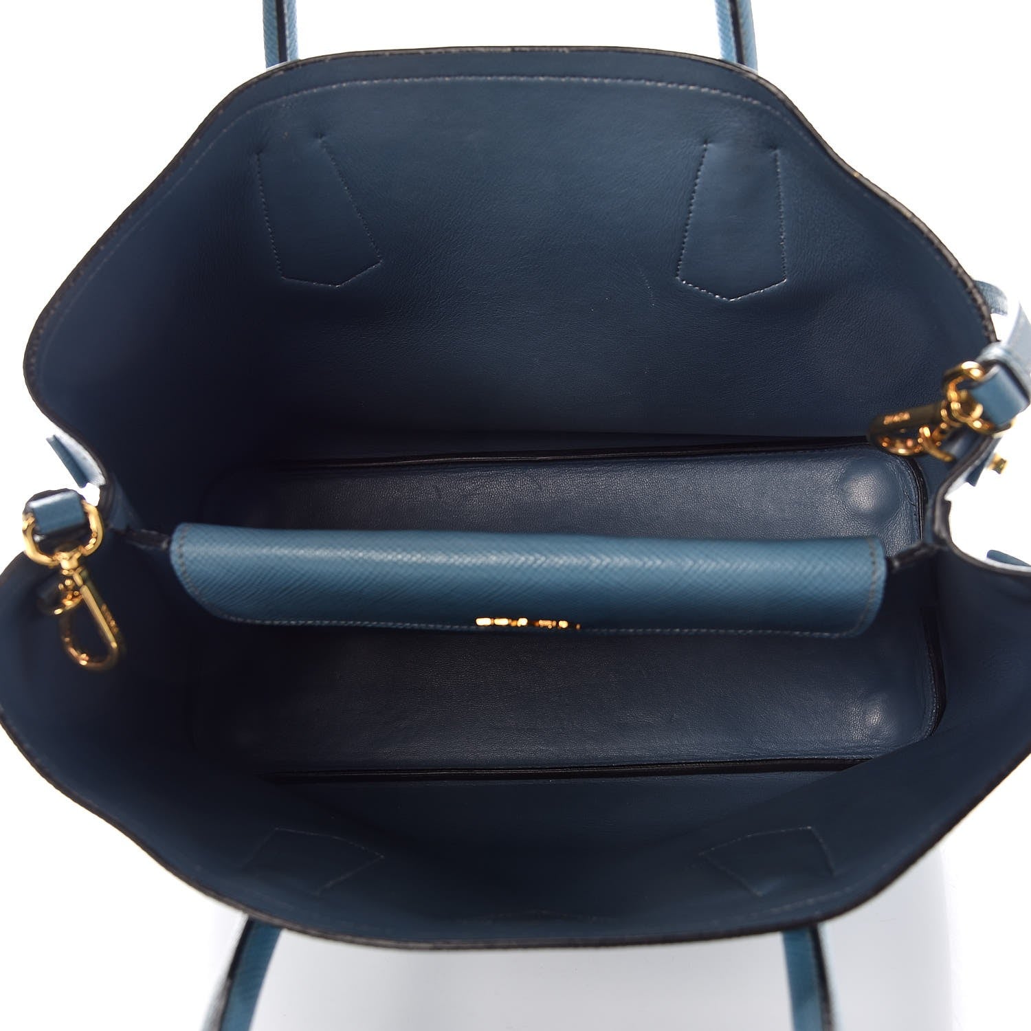 Prada Saffiano Cuir Small Double Bag Aviazione 6 of 14