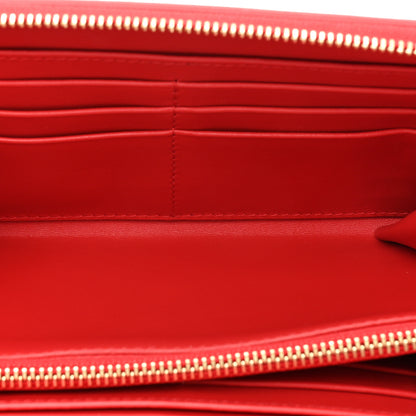 Burberry Soft Grain Elmore Zip Around Wallet Red 7 of 16