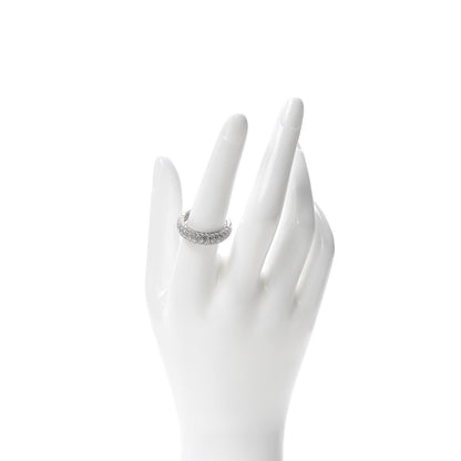 Cartier 18K White Gold Diamond Mimi Ring 57 8 2 of 5