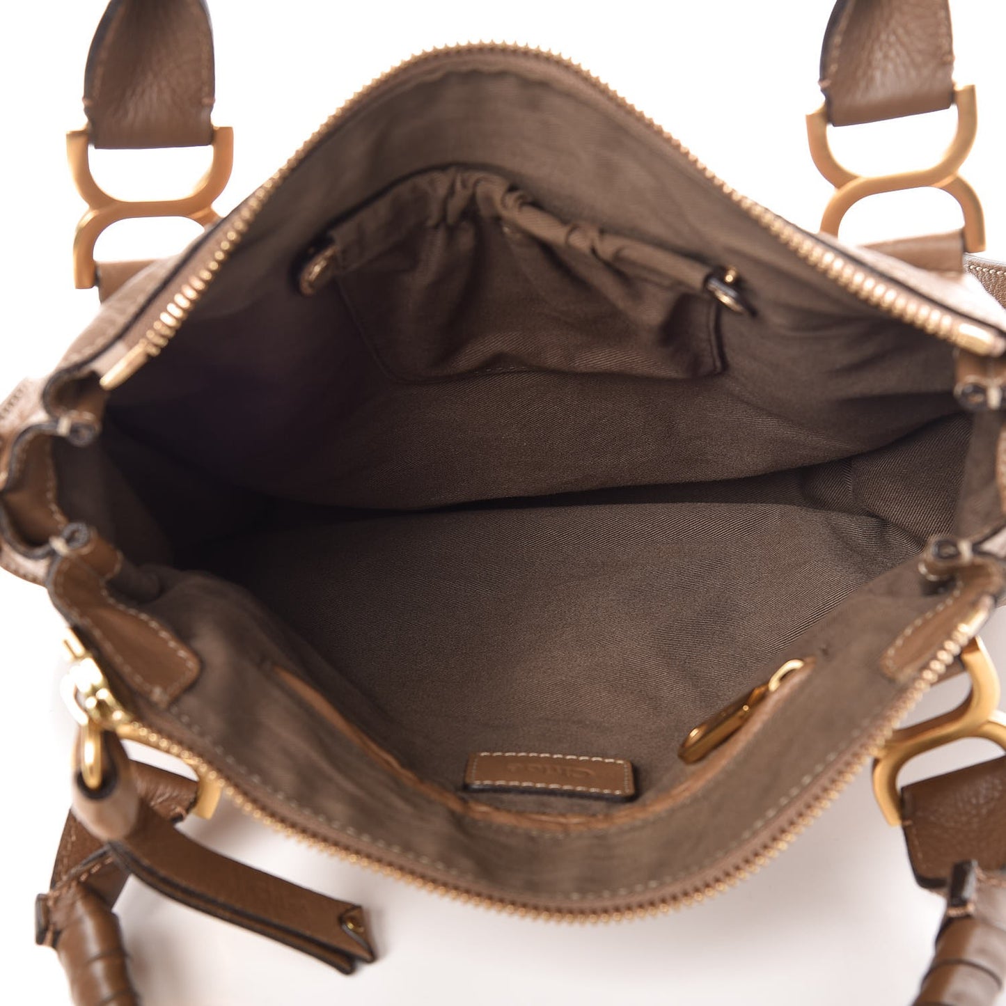 Calfskin Medium Marcie Satchel Nut